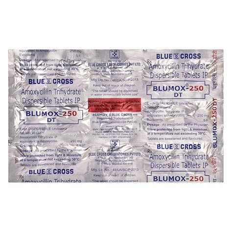 Blumox 250 DT- Strip of 15 Tablets : Amazon.in: Health & Personal Care