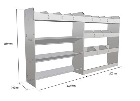 Toolbox Van Racking and Storage Shelving for Ford Transit Custom SWB ...