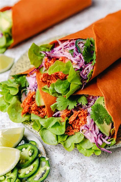 Barbecue-Tofu-Wraps · Eat this! Vegane Rezepte