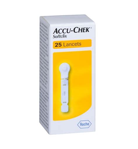 "Accu-Chek Softclix Lancets, 25 Count - Painless Blood Glucose Testing ...