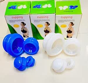 ACS Silicon 4pcs/Set Moisture Absorber Anti Cellulite Vacuum Cupping ...