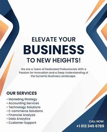 Business Flyer Templates Blank 的图像结果