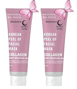 Buy NewClick Korean Peel Off Facial Mask for Collagen Night Care(Pack ...