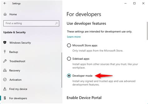 Image result for Use Developer Features Windows 1.0