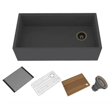 CASAINC Farmhouse Apron Kitchen Sink with Cutting Board, India | Ubuy