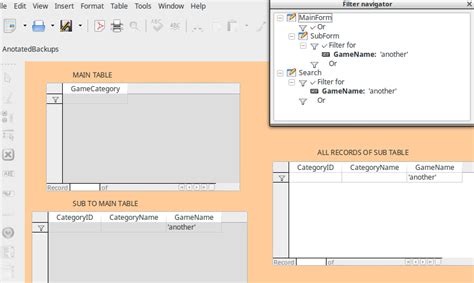 Image result for How to Filter a Subform with Combo Boxes Using Main Form