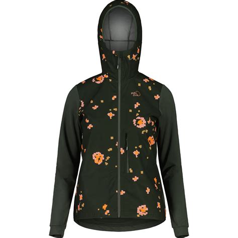 Maloja Veste Femme - SennesM. Printed Nordic Hybrid Softshell - deep ...