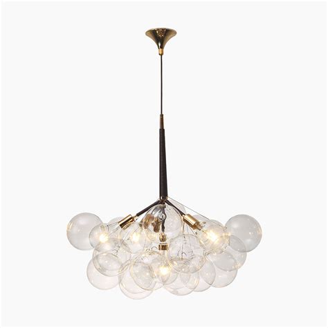 Glass Bubbles Chandelier Ceiling Light, Pendant/Flush Mount | VAXLAMP