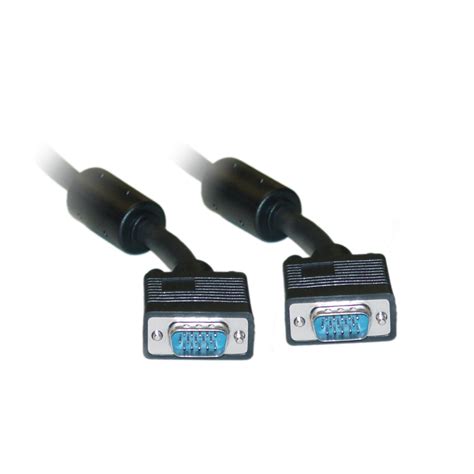 ACL 35 Feet HD15 Male to HD15 Male SVGA Cable with Ferrite Bead ...