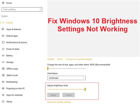 Image result for Fix Windows 10 Brightness Issue