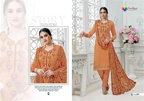 Grisha By Sanskruti Silk Party Wear Dress Material Collection