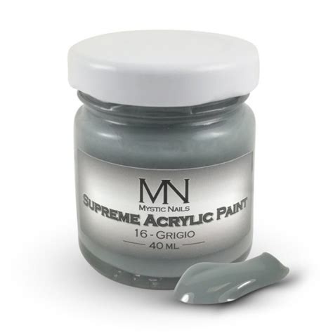 MYSTIC NAILS Supreme Akrilna boja - no.16. Grigio - 40ml
