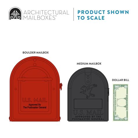 Architectural Mailboxes Boulder Metal Large Mailbox Red at Lowes.com