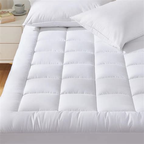 CozyLux King Size Mattress Pad Pillow Top Cotton Mattress Topper 8-21 ...