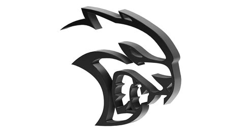 🚗 Logo Dodge Hellcat RedEye・Fichier STL pour ・Cults