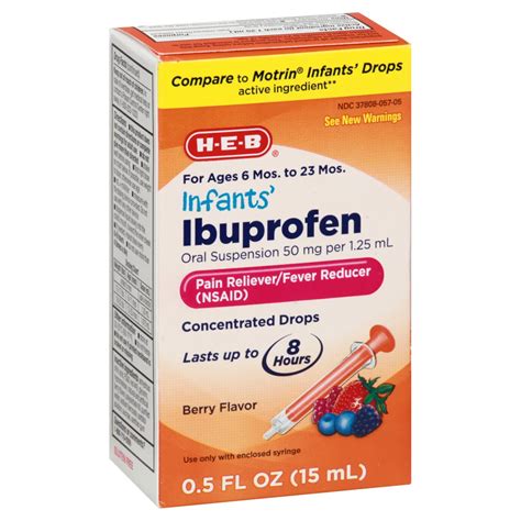 Infants Motrin Children's Motrin Ibuprofen Fever Reducer, Bubblegum