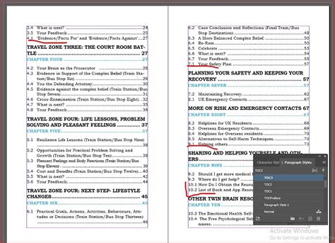 Image result for InDesign Table of Contents Formatting