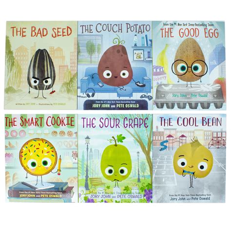 The Food Group Series 6 Books Collection Set By Jory John (The Bad See