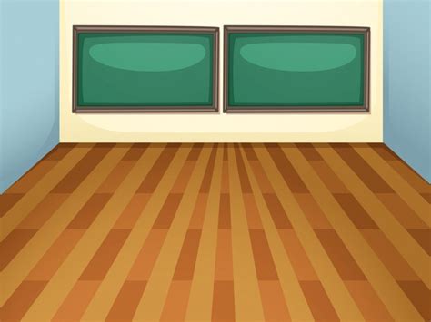 An empty classroom at school illustration background | Free Vector