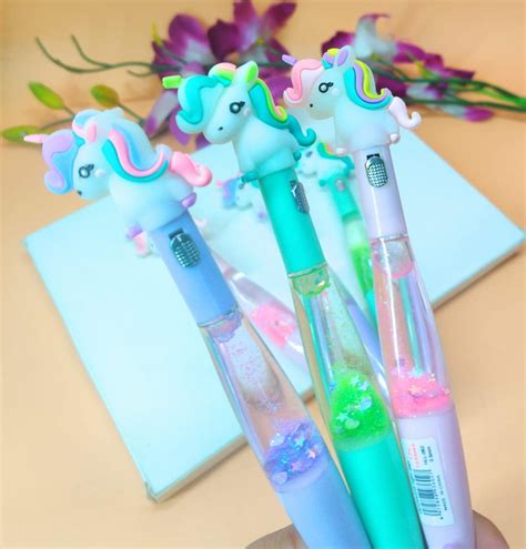 TERA 13 Unicorn Pen For Girls (1 Pcs) Pen For Kids, Glitter Pen, Gel ...