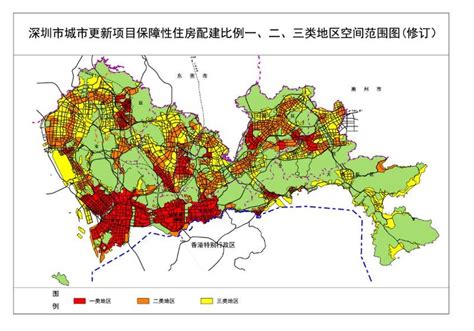深圳各区地图分布图-千图网