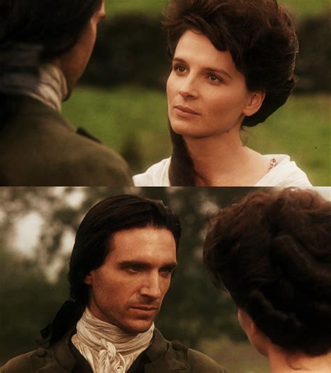 Cathy (Juliette Binoche) and Heathcliff (Ralph Fiennes)