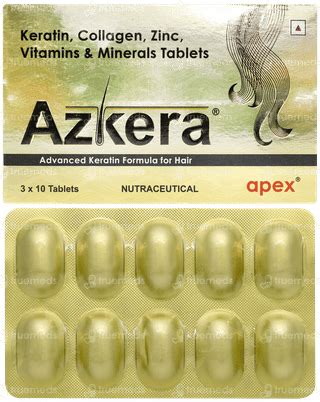 Azkera Tablet 10 - Uses, Side Effects, Dosage, Price | Truemeds