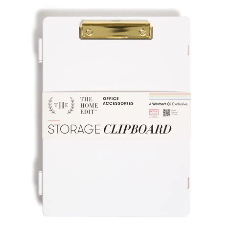 The Home Edit Storage Clipboard, White Plastic Storage System, 8 ...