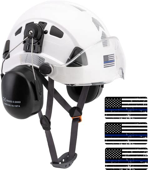 Hard Hats Construction Safety Helmet, LOHASTAR Vented Hard Hat ANSI Z89 ...