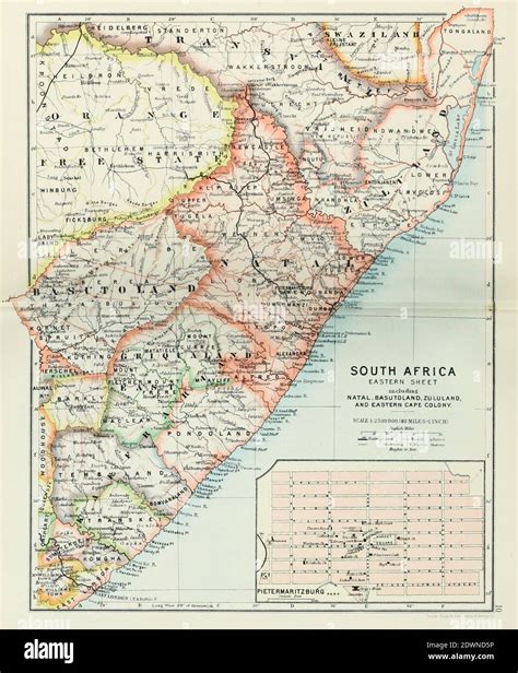 South East Africa Map
