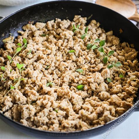 Seasoned Ground Chicken · Easy Family Recipes