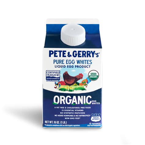 Organic Liquid Egg Whites – Pete & Gerry's