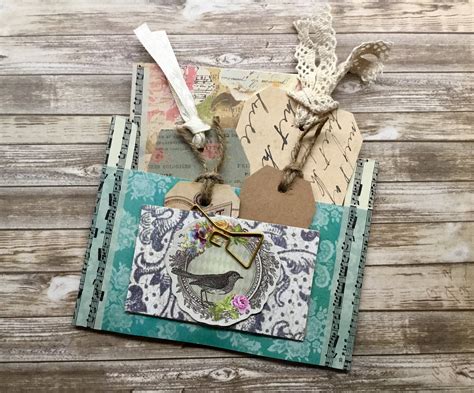 junk journal pocket, ephemera pocket, ephemera set, scrapbook set ...
