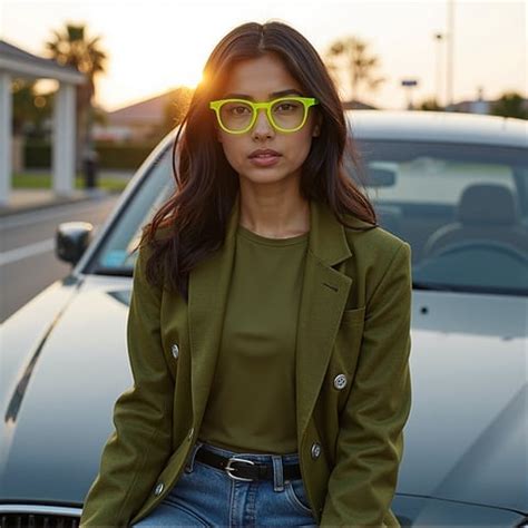 Buy Blue Block Zero Power Screen Glasses : Electric Green Full Rim ...