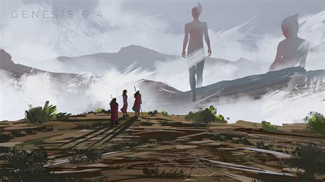 ArtStation - Genesis 6:4 - Nephilim