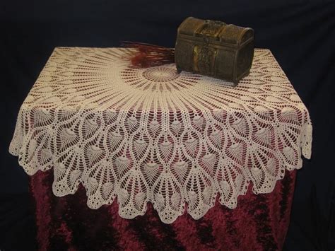 Image result for Free Filet Crochet Tablecloth Patterns