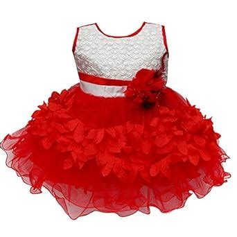 Buy Bidhan Elegant Red Party wear Dress for Girls at Amazon.in