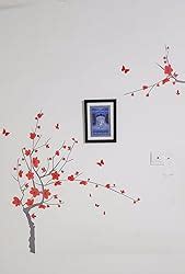 Decals Design 'Branch with Flowers' Wall Sticker (PVC Vinyl, 50 cm x 70 ...