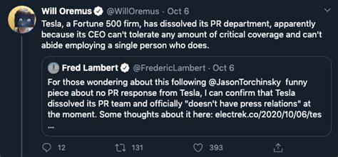 No press, no journalists; Tesla to ride without PR dept cutting ties ...