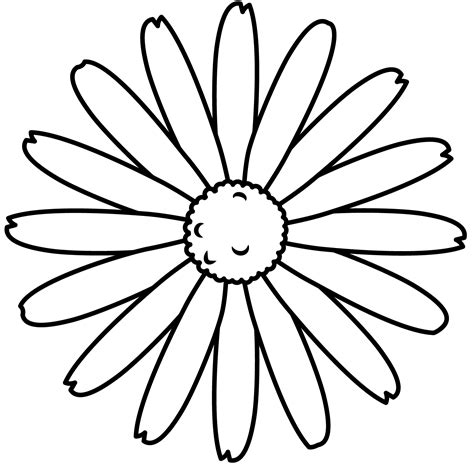 Daisy Coloring Page - Jace Printable