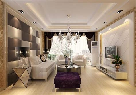 天颐郦城117平米三居室美式风格客厅装修效果图_别墅设计图