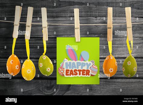 Composite image of happy easter Stock Photo - Alamy
