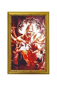 Vrindavan Art | Lord Narasimha Fierce Form – Killing Hiranyakashipu to ...