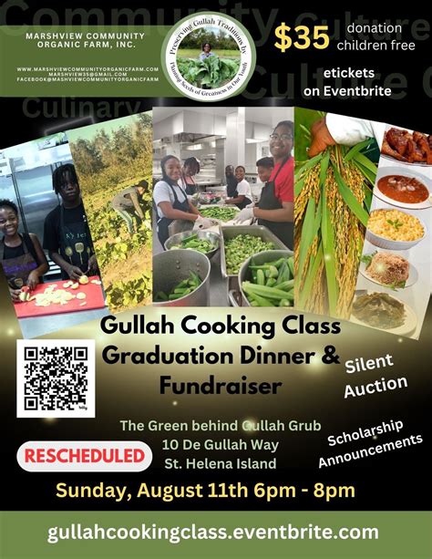 Gullah Cooking Class Graduation Dinner & Fundraiser, 10 De Gullah Way ...