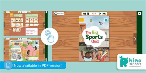 Level 5a Decodable Readers: The Big Sports Quiz - Twinkl