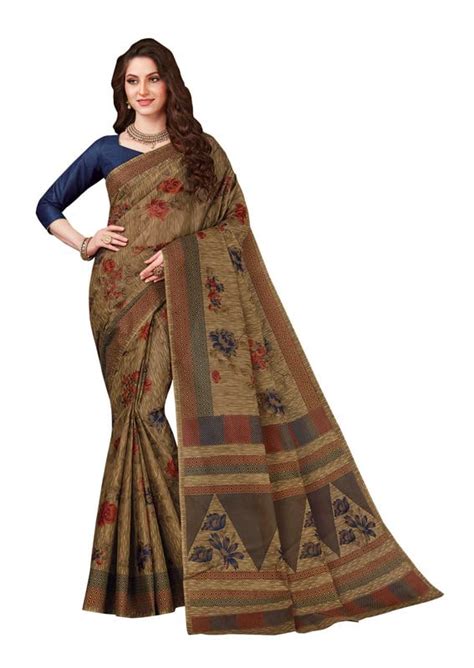 SHANVIKA Printed Pure Cotton Saree With Blouse Piece For Women (Snv ...