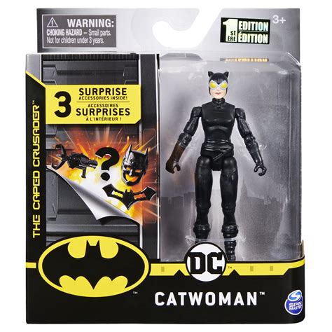 Buy Batman 4-inch Catwoman Action Figure with 3 Mystery Accessories ...