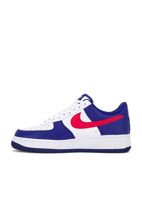 Nike Air Force 1 '07 Sneaker in White & University Red | REVOLVE