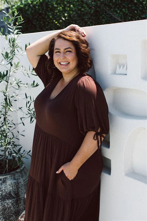Plus Size Brown Dress - Embrace Elegance & Comfort in Harlow Dress ...