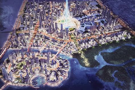 Dubai Creek Harbour - Propsearch.ae - map of dubai creek harbour